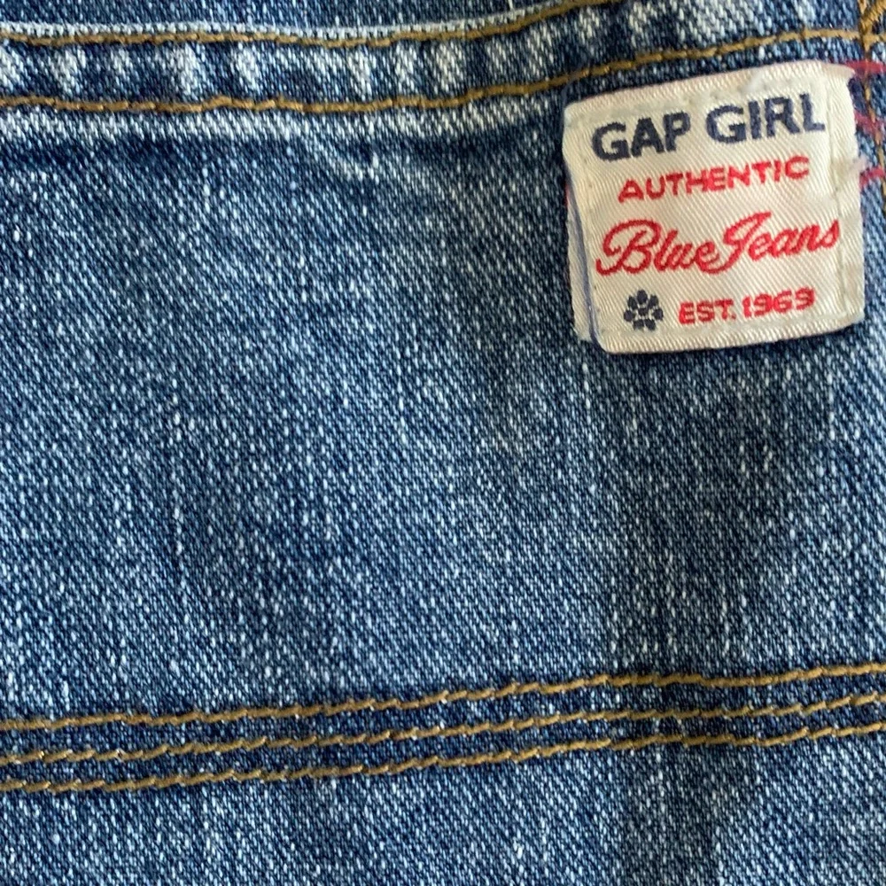 GAP Kids Blue Jeans Gap Girl Vintage Denim Jumper Overall Dress Size Small